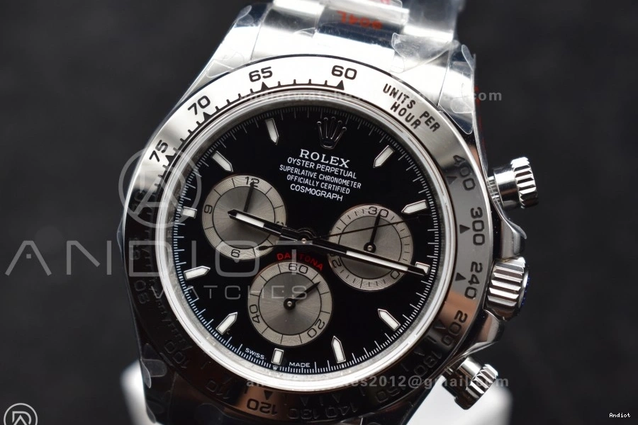 SH4131 Dial Black Durable Silver 1:1 Daytona Edition QF 126509 on 794 Bracelet V SS Best 0809